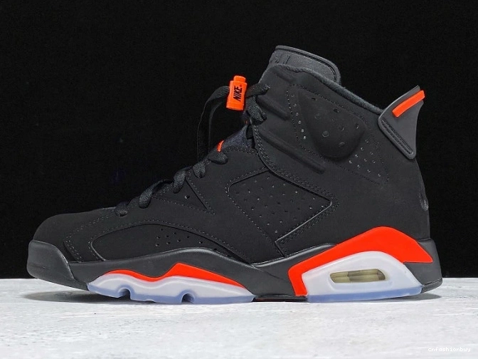 Air Infrared OG Jordan 384664-060 Retro 6 Black 0724